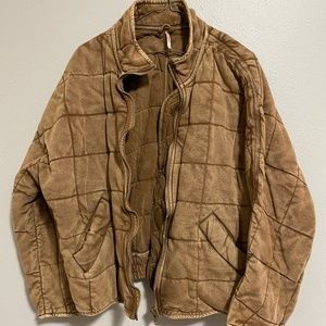 Free people Toasted coconut Dolman Quilted Jacket XS